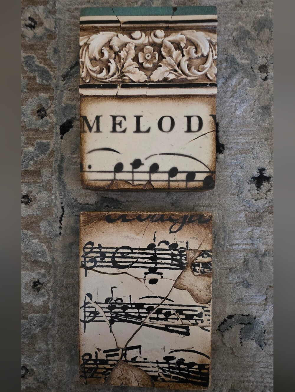Sid Dickens Tiles set of 2 Melody T138 & Music T10